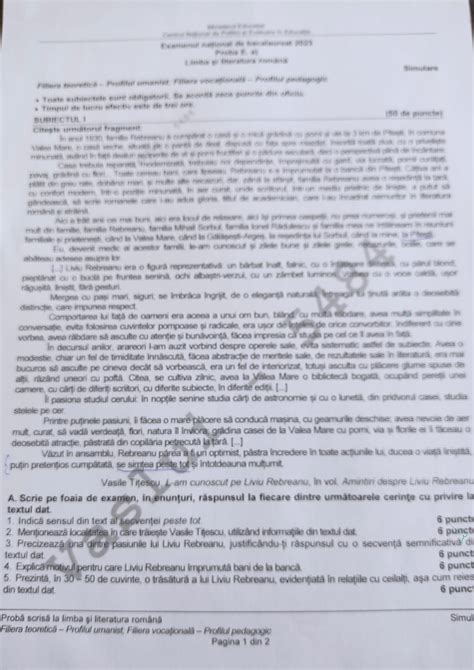 Hotii de Subiecte 2025